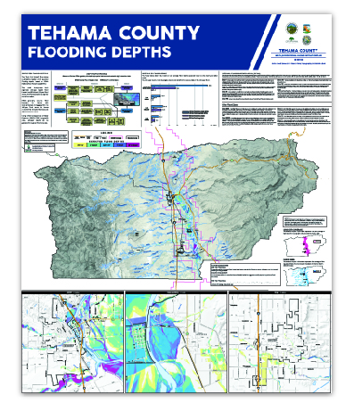 flood county map inundation tehama